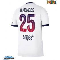 Paris Saint-Germain Nuno Mendes #25 Bortedrakt 2026-27 Kortermet